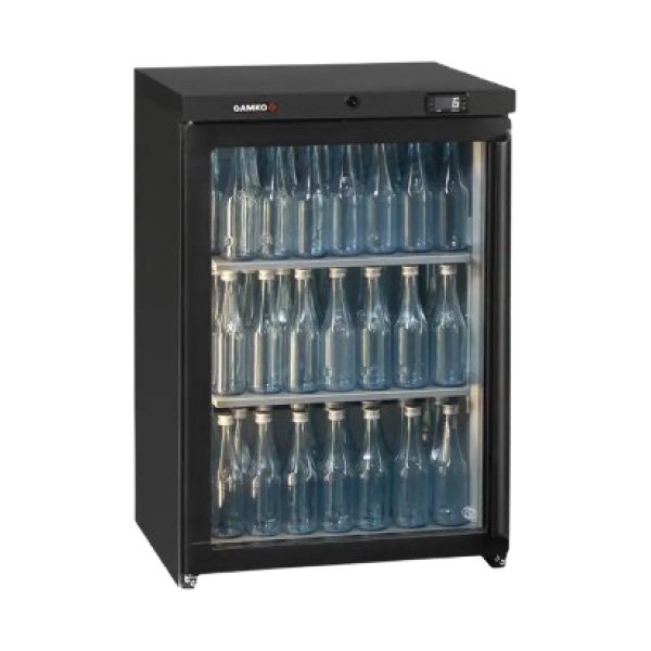 Commercial Bottle Cooler – 125L Capacity Glass Door
