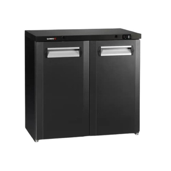 Commercial Bottle Cooler – 204L Double Glass Door