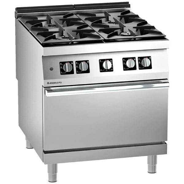 Angelopo 1N1FAAG 4 Burner Gas Range With Static Oven UAE