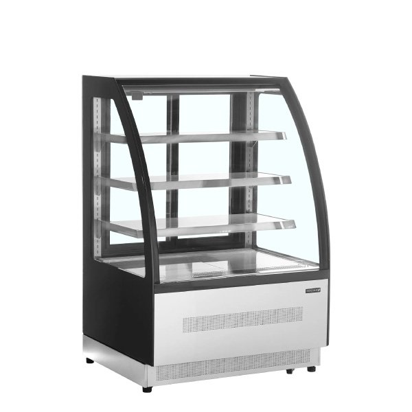 Tefcold OTHELLO100 – Electric Curved Cold Display Counter with 3 Shelves
