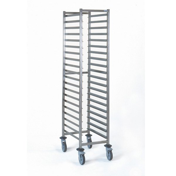Tournus GN Trolley for 20 GN 1/1 Trays | Heavy-Duty Stainless Steel