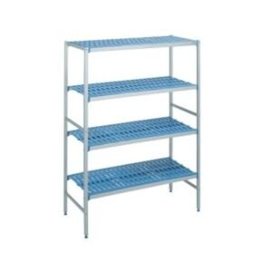 4 Tier Shelving Unit – PLE1796 | 1790x500x1750 mm | Anodized Aluminium Commercial Rack